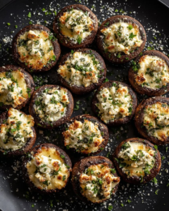 stuffed mushroom garland wreath