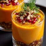 airy carrot mousse hazelnut