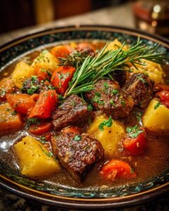 fall apple cider stew