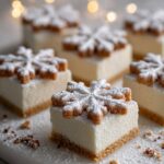 all recipes page 18 gingerbread snowflake cheesecake bars
