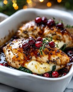 golden baked chicken stuffed spinach