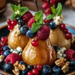 all recipes page 18 honey baked pears blue cheese