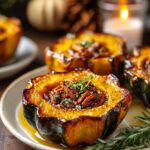 all recipes page 53 maple pecan roasted acorn squash