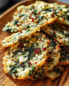 Easy Mediterranean Spinach & Feta Crisps Recipe for a Healthy Snack