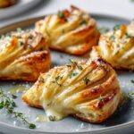 pear camembert puff pastry twists