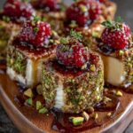 pistachio crusted brie bites 2