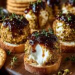 pistachio goat cheese bites