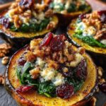 roasted acorn squash boats