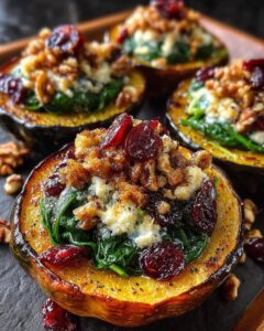 roasted acorn squash boats