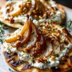 all recipes page 18 whipped feta flatbread caramelized pears