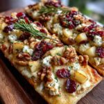 crispy flatbread brie cranberries walnuts