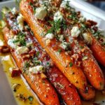 maple glazed carrots goat cheese hazelnuts