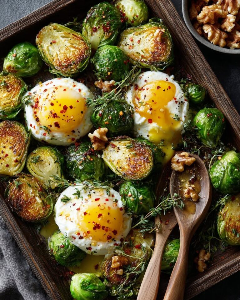 crispy smashed brussels sprouts hot honey burrata
